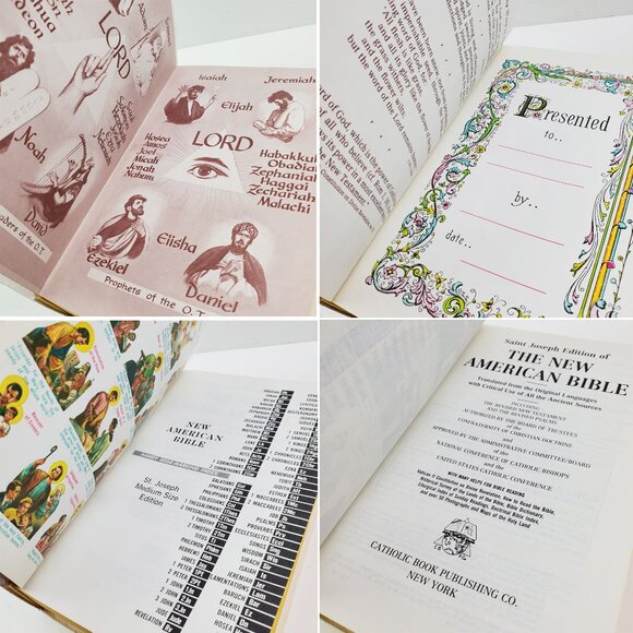 Saint Joseph New American Bible Catholic Publishing Medium Size VTG 90s Unread - Picture 3 of 10